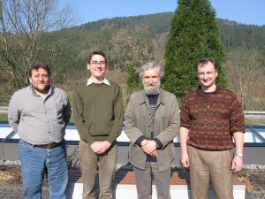 Voevodsky (dcha.) y Martin-Löf (2º dcha.) en Oberwolfach