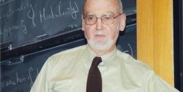 Photo of Prof. Robert Langlands (IAS, USA). Author:  Dr. Jeff Mozzochi (passed copyright for the photo to owner - professor Robert Phelan Langlands
